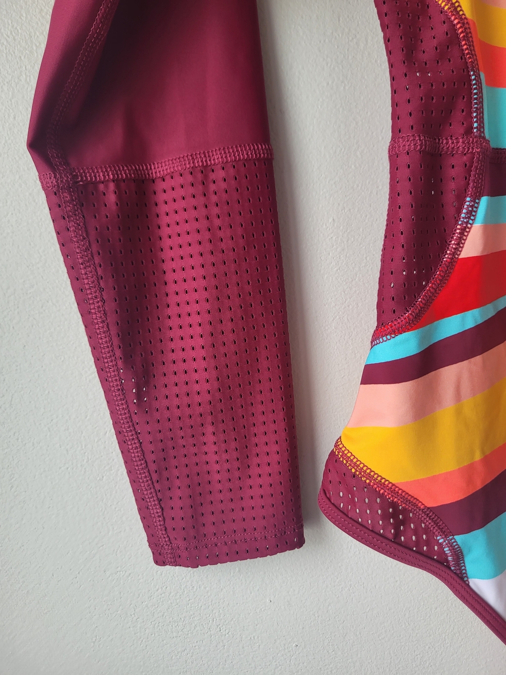 Body Glove Paradise Paddle Suit Long-Sleeve One-Piece SPF Colorful Swimsuit - Picture 9 of 16